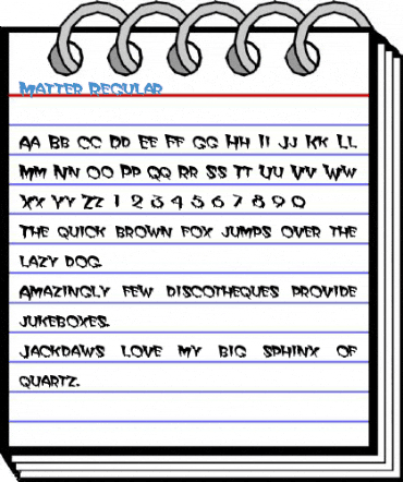 Matter Regular Font