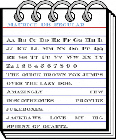 Maurice DB Regular Font
