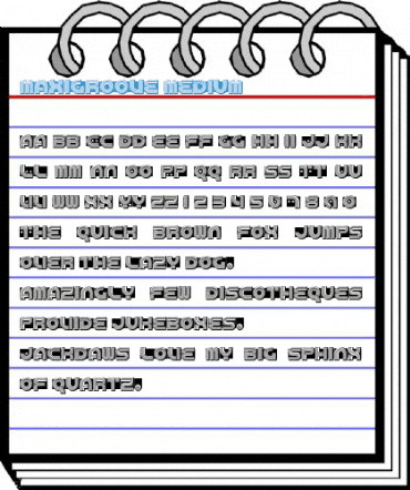 MaxiGroove Medium Font