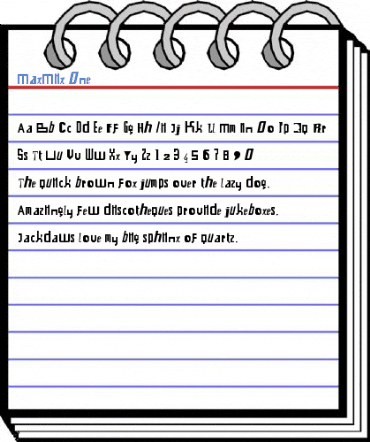 MaxMix One Font