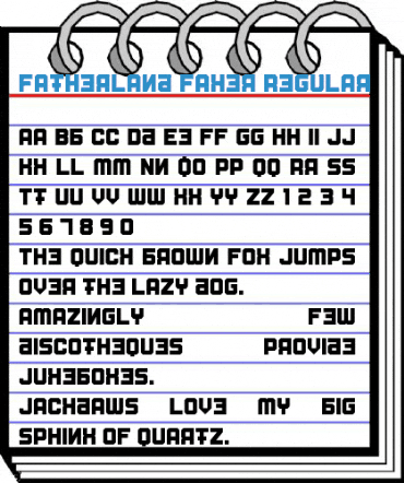 Fatherland Faker Regular Font