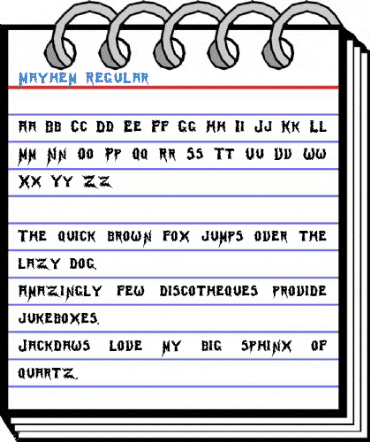 Mayhem Regular Font
