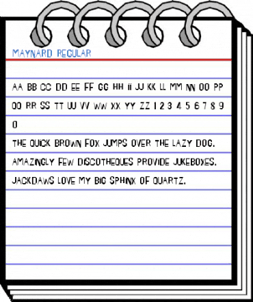 Maynard Regular Font