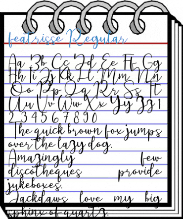 featrisse Regular Font