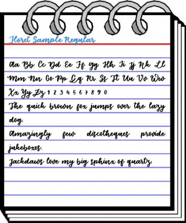 Floret Sample Regular Font