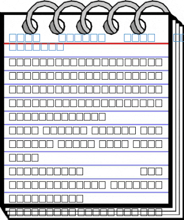 MCS Rikaa E_U normal. Regular Font