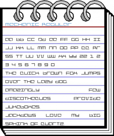 Mechanic Regular Font