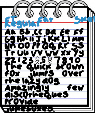 FT Fat Skeleton Regular Font
