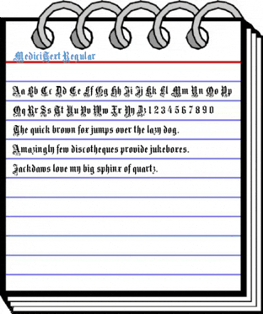 MediciText Regular Font