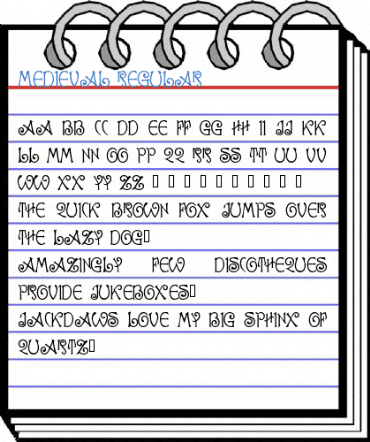 Medieval Regular Font