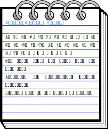 MedievalAlphabet Regular Font