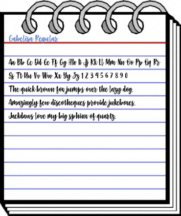 Gabelisa Regular Font