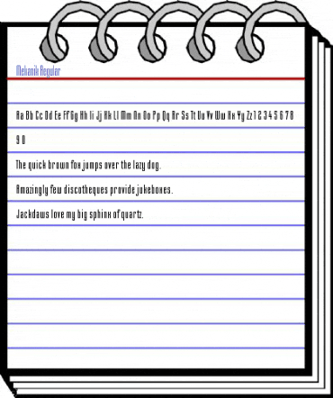 Mekanik Regular Font