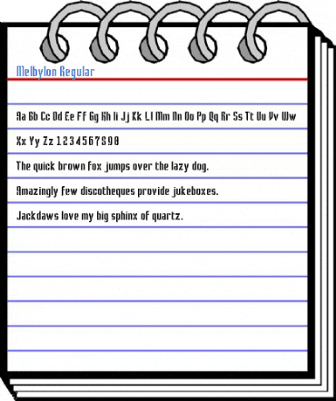 Melbylon Regular Font