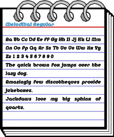 MelodItal Regular Font