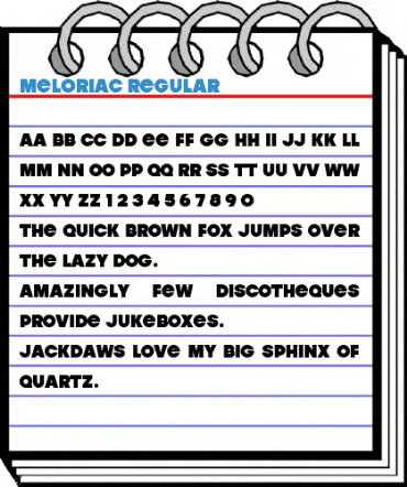Meloriac Regular Font