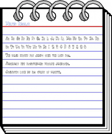 Melted Regular Font