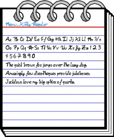 Meow_Kitty Regular Font