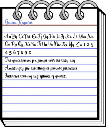 Geuceu Regular Font