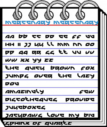 Mercenary Font