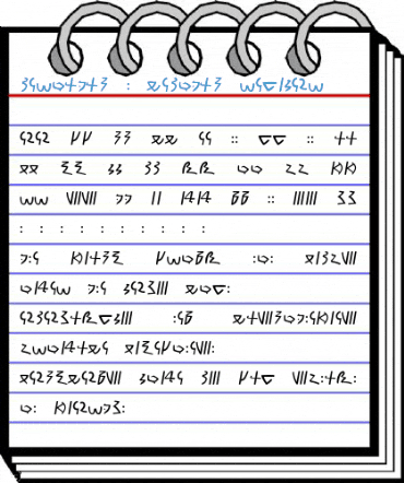 Meroitic - Demotic Font