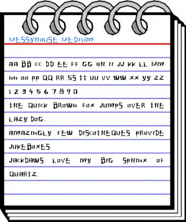 Messyhouse Medium Font