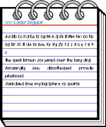 Goo Easter Regular Font