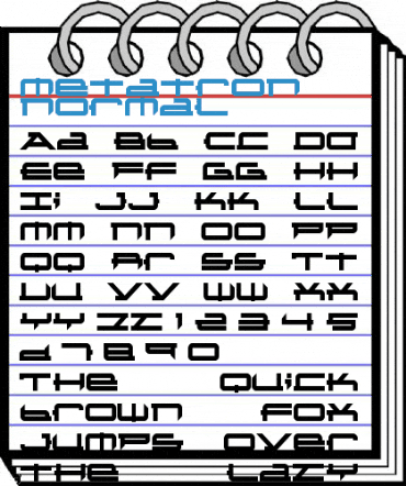 Metatron Normal Font