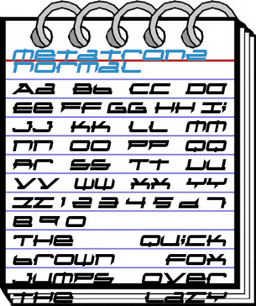 Metatron2 Normal Font