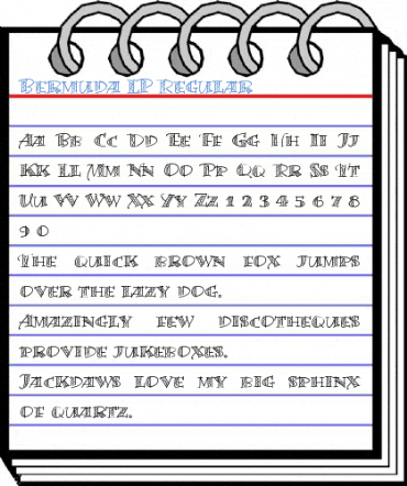 Bermuda LP Regular Font