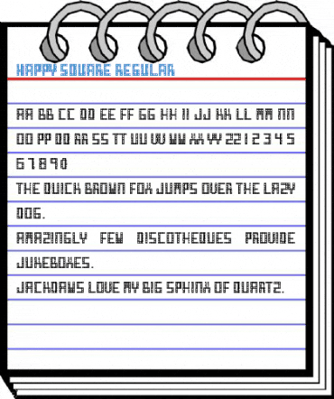 Happy Square Regular Font