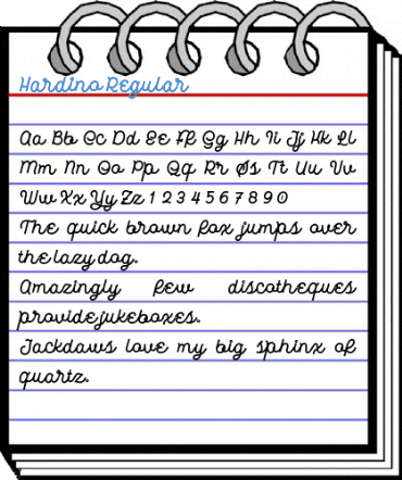Hardino Regular Font