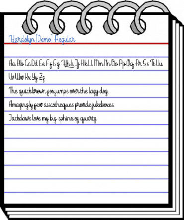 Hardolyn [Demo] Regular Font
