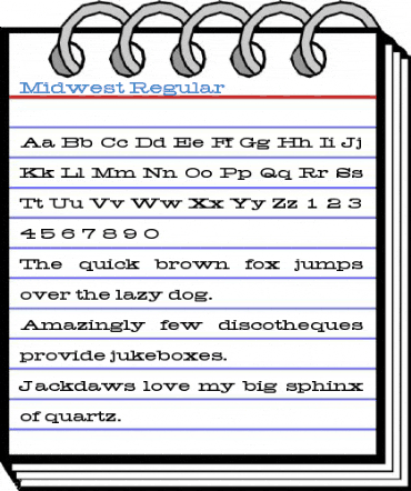 Midwest Regular Font