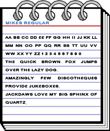Mikes Regular Font