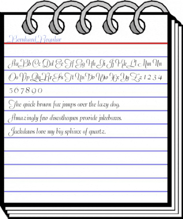 Bernhard Regular Font