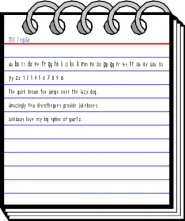 Mill Regular Font