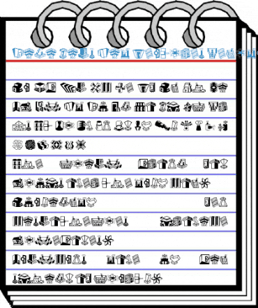 Mini Pics Lil Features Regular Font