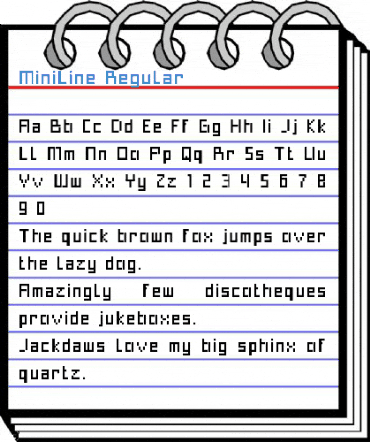 MiniLine Regular Font