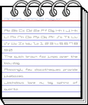 MINIMALHARD2 Regular Font