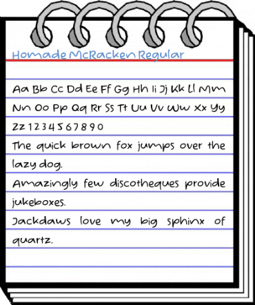 Homade McRacken Regular Font