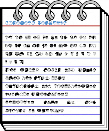MiniPics LilFaces Font