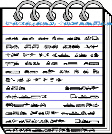 MiniPics LilVehicles Font