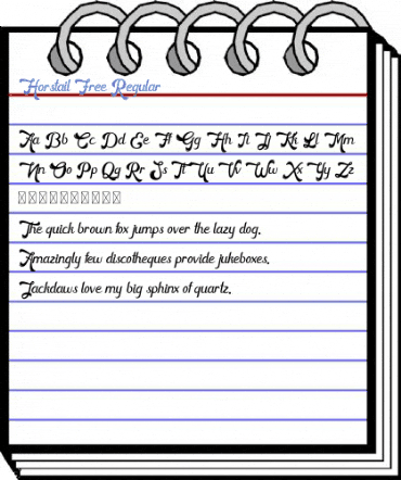 Horstail Free Regular Font