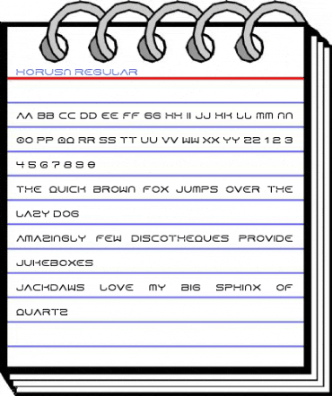 HorusN Regular Font