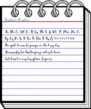 Hosabien Regular Font