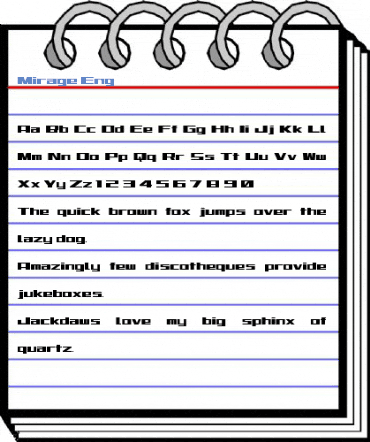 Mirage Eng Font