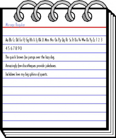 Mirage Regular Font