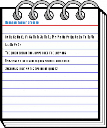 Houston Double Regular Font