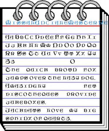 MissalUncialeMaster Regular Font